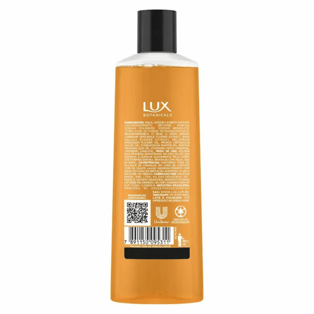Sabonete Líquido Lux Botanicals Óleo de Amêndoas 250ml